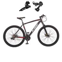 Bicicleta Aro 29 KSW XTL 100 24 Velocidades MTB Alumínio Freios a Disco Mecânico Câmbios SHIMANO