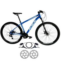 Bicicleta Aro 29 KSX Mtb Alum. Index Freios Hidraulicos 24v Cabeamento Interno Suspensão 80mm Bicicleta Aro 29 KSX Mtb Alum. Index Freios Hidraulicos 24v Cabeamento Interno Suspensão 80mm