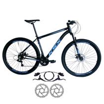 Bicicleta Aro 29 KSX Mtb Alum. Index Freios Hidraulicos 24v Cabeamento Interno Suspensão 80mm