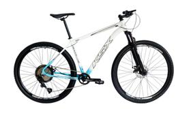 Bicicleta Aro 29 Ksx Sd7 12v Freio a Disco Hidráulico K7 11/50 Garfo com Trava Kit 1x12 Azul Pantone/Branco