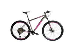 Bicicleta Aro 29 Ksx Sd7 12v Freio a Disco Hidráulico K7 11/50 Garfo com Trava Kit 1x12 Grafite/Rosa