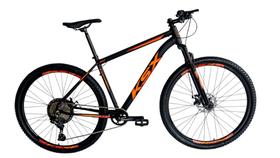 Bicicleta Aro 29 Ksx Sd7 12v Freio Hidráulico K7 11/50 Garfo com Trava Kit 1x12 Preto/Laranja Bicicleta Aro 29 Ksx Sd7 12v Freio Hidráulico K7 11/50 Garfo com Trava Kit 1x12 Preto/Laranja