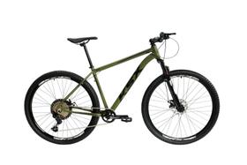 Bicicleta Aro 29 Ksx Sd7 12v Freio Hidráulico K7 11/50 Garfo com Trava Kit 1x12 Verde Militar