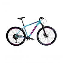 Bicicleta Aro 29 Ksx Sd7 12v Garfo Com Trava K7 11/50 Freios Hidráulicos Kit 1x12 - Azul/rosa Tam. 15 Bicicleta Aro 29 Ksx Sd7 12v Garfo Com Trava K7 11/50 Freios Hidráulicos Kit 1x12 - Azul/rosa Tam. 15