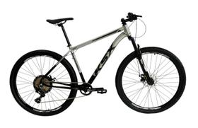 Bicicleta Aro 29 Ksx Sd7 12v Garfo com Trava K7 11/50 Freios Hidráulicos Kit 1x12 Preto/Prata