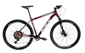 Bicicleta Aro 29 Ksx Sd7 12v Garfo com Trava K7 11/50 Freios Hidráulicos Kit 1x12 Roxo/Branco