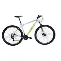 Bicicleta Aro 29 Ksx Sd7 21v Cabos Internos Alumínio Freios A Disco Garfo Suspensão Branco Amarelo Tamanho 19 Bicicleta Aro 29 Ksx Sd7 21v Cabos Internos Alumínio Freios A Disco Garfo Suspensão Branco Amarelo Tamanho 19