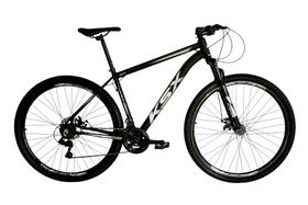 Bicicleta Aro 29 Ksx Sd7 21v Cabos Internos Alumínio Freios a Disco Garfo Suspensão Preto/Prata