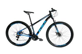Bicicleta Aro 29 Ksx Sd7 Alumínio 21v Cabos Internos Freios a Disco Garfo Suspensão Azul/Preto Bicicleta Aro 29 Ksx Sd7 Alumínio 21v Cabos Internos Freios a Disco Garfo Suspensão Azul/Preto