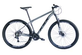 Bicicleta Aro 29 Ksx Sd7 Alumínio 21v Cabos Internos Freios a Disco Garfo Suspensão Grafite/Preto