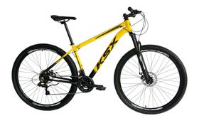 Bicicleta Aro 29 Ksx Sd7 Alumínio 21v Cabos Internos Freios a Disco Garfo Suspensão Preto/Amarelo Bicicleta Aro 29 Ksx Sd7 Alumínio 21v Cabos Internos Freios a Disco Garfo Suspensão Preto/Amarelo