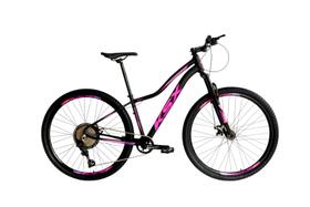Bicicleta Aro 29 Ksx Sd7 Feminina 12v Freio a Disco Hidráulico K7 11/50 Garfo com Trava Kit 1x12 Preto/Rosa/Violeta