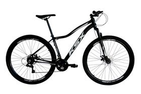 Bicicleta Aro 29 Ksx Sd7 Feminina Alumínio 21v Cabos Internos Freios a Disco Garfo Suspensão Preto/Branco