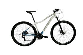 Bicicleta Aro 29 Ksx Sd7 Feminina Alumínio 21v Freios a Disco Cabos Internos Garfo Suspensão Azul/Branco Bicicleta Aro 29 Ksx Sd7 Feminina Alumínio 21v Freios a Disco Cabos Internos Garfo Suspensão Azul/Branco
