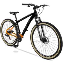 Bicicleta Aro 29 Mountain Bike Safe Alumínio 21 Marchas Freio à Disco Garfo com Suspensão