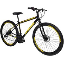 Bicicleta Aro 29 MTB 7V Index Freio a Disco Quadro Aço Tridal Bike