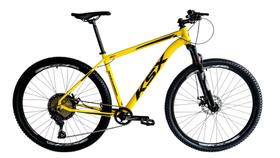 Bicicleta Aro 29 Mtb Ksx Sd7 12v Freio a Disco Hidráulico K7 11/50 Garfo com Trava Kit 1x12 Amarelo/Preto Bicicleta Aro 29 Mtb Ksx Sd7 12v Freio a Disco Hidráulico K7 11/50 Garfo com Trava Kit 1x12 Amarelo/Preto