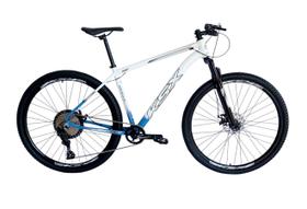 Bicicleta Aro 29 Mtb Ksx Sd7 12v Freio a Disco Hidráulico K7 11/50 Garfo com Trava Kit 1x12 Azul Zimbro/ Branco