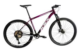 Bicicleta Aro 29 Mtb Ksx Sd7 12v Freio a Disco Hidráulico K7 11/50 Garfo com Trava Kit 1x12 Preto/Roxo Bicicleta Aro 29 Mtb Ksx Sd7 12v Freio a Disco Hidráulico K7 11/50 Garfo com Trava Kit 1x12 Preto/Roxo