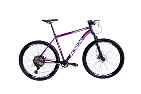 Bicicleta Aro 29 Mtb Ksx Sd7 12v Freio a Disco Hidráulico K7 11/50 Garfo com Trava Kit 1x12 Roxo/Branco
