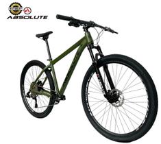 Bicicleta Aro 29 Nero 5 Peças Inteira Absolute 12v Freio a Disco Hidráulico k7 11/52 Garfo Trava. Oliva