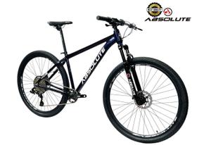 Bicicleta Aro 29 Nero 5 Peças Inteira Absolute 12v Garfo com Trava k7 11/52 Freio a Disco Hidráulico. Azul