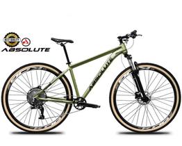 Bicicleta Aro 29 Nero 5 Peças Inteira Absolute 12v Garfo Trava Remota K7 Freio Hidráulico Pneu Faixa. Oliva Bicicleta Aro 29 Nero 5 Peças Inteira Absolute 12v Garfo Trava Remota K7 Freio Hidráulico Pneu Faixa. Oliva