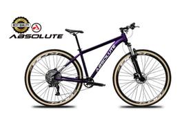 Bicicleta Aro 29 Nero 5 Peças Inteira Absolute 12v Garfo Trava Remota K7 Pneu Faixa Freio Hidráulico. Roxo