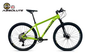 Bicicleta Aro 29 Nero 5 Peças Inteira Absolute 12v Hollowtech Garfo Trava k7 11/52 Freio Hidráulico. Verde