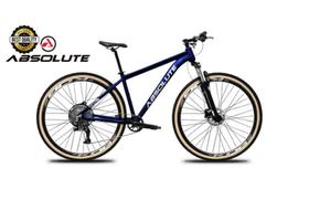 Bicicleta Aro 29 Nero 5 Peças Inteira Absolute 12v Hollowtech Garfo Trava no Guidão k7 11/52 Pneu c/Faixa Freio Hidráulico. Azul