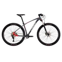 Bicicleta Aro 29 Oggi BW 7.2 12v Deore 2024 - Grafite Vermelho Cinza