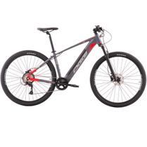 Bicicleta Aro 29 Oggi Eletrica BW 8.0 c/Acelerador 8v Cinza/Vermelho