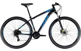 Bicicleta Aro 29 Oggi Hacker HDS 24v - Preto/Azul/Lime - Oggi Bikes