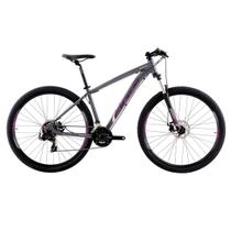 Bicicleta Aro 29 Oggi Hacker Sport 21v - Grafite/Rosa/Preto