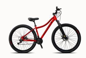 Bicicleta Aro 29 Panther Logan Feminina Vermelha 21V Cambios Shimano Bicicleta Aro 29 Panther Logan Feminina Vermelha 21V Cambios Shimano