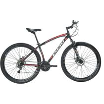 Bicicleta Aro 29 Poli MTB Alumínio Freio a Disco Quadro 17" Câmbio Shimano 21 velocidades
