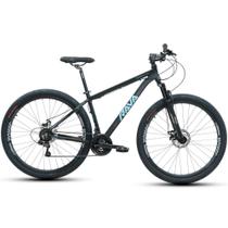 Bicicleta Aro 29 Rava Pressure 21V Preto/Azul