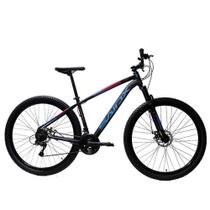 Bicicleta Aro 29 SAIDX Galant PRO Bike com Quadro de Alumínio, 21 Marchas e Câmbios Indexáveis
