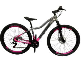 Bicicleta aro 29 thor, fem, freio a-disco, 21 marchas