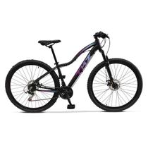 Bicicleta Aro 29 TKZ Fuji Alumínio 21 Vel Freio a Disco Suspensão Mecânica MTB