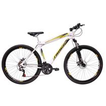 Bicicleta Aro 29 Track Bikes TB Niner Mountain 21 Marchas Branco/Amarelo