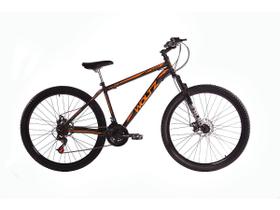 Bicicleta Aro 29 Woltz Aço Carbono Freios A Disco Garfo com Suspensão Bicicleta Aro 29 Woltz Aço Carbono Freios A Disco Garfo com Suspensão
