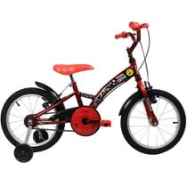 Bicicleta Aro Masculina 16 Monotubo Vermelho