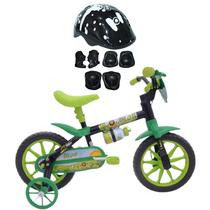 Bicicleta Aro12 Masculina Nathor Lion Rodinha E Kit Proteção