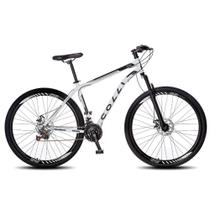 Bicicleta Athena Aro 29 Aço 21v Suspensão Dianteira Freio Mecânico Branco - Colli Bike