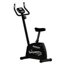 Bicicleta Athletic Training Vertical 8 níveis magnéticos Suporta 140kg Pedal suave monitor 11 funções