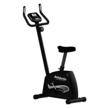 Bicicleta Athletic Training Vertical 8 Níveis Magnéticos Suporta 140kg Pedal Suave Monitor 11 Funções
