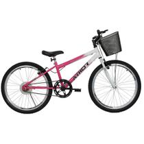 Bicicleta Athor Model Infantil Aro 24 Feminina C/ Cesto