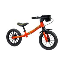 Bicicleta Balance Aro 12 Bike Rocket Astro 2 Laranja Nathor