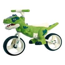 Bicicleta Balance Bike Dino Trex Aro 12 Unitoys Cor Verde